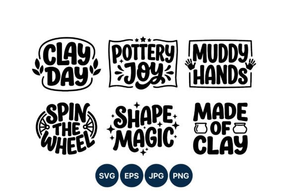 Download Pottery Joy Clay Day Hand Lettering - Pottery Collection