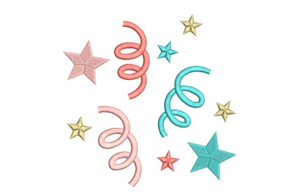 Download Confetti Stars &amp; Swirls - Confetti stars Collection