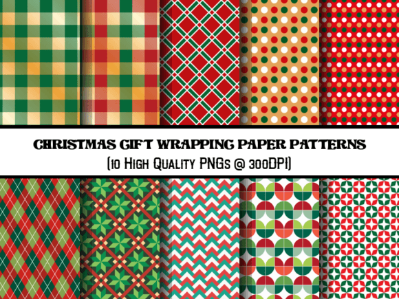 Download Christmas Gift Wrapping Paper Patterns - Gift Collection