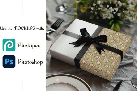 Download Wrapping Paper Mockup | Gift Box Mockup - Gift Collection