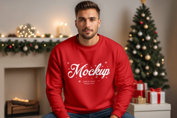 Download Christmas Sweatshirt Mockup - Premium Resources